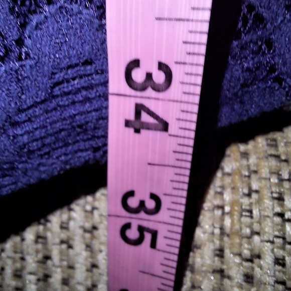 Pink Owl Elegant Blue Lace Dress With A Cutout Back In A Size Small. EUC. - Picture 8 of 10